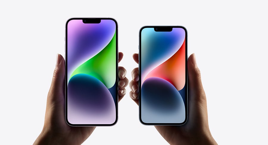 The new iPhone 14 Plus series. Credit: Apple