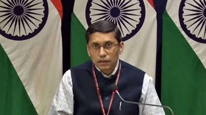 MEA spokesperson Arindam Bagchi. Credit: IANS Photo