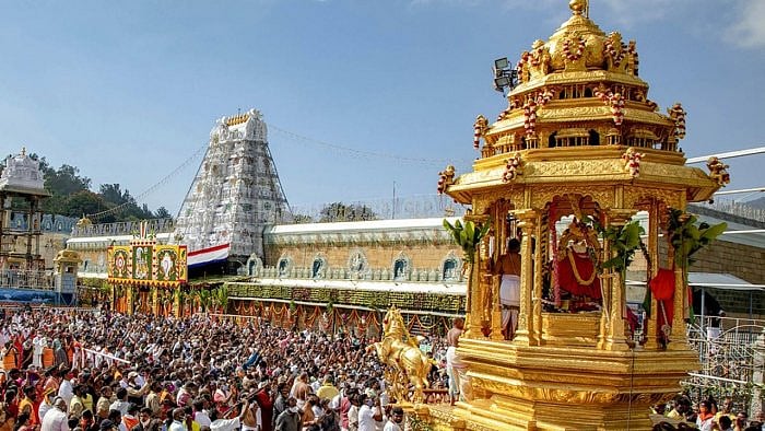 Tirumala in Tirupati. Credit: PTI Photo