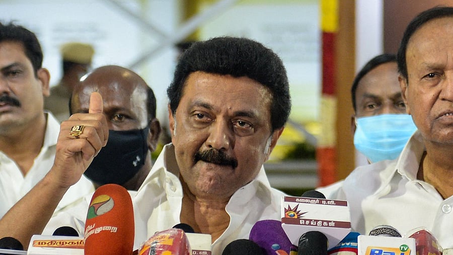 DMK M K Stalin. Credit: AFP Photo