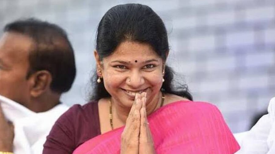 Kanimozhi Karunanidhi. Credit: Twitter/@bulbuloo7