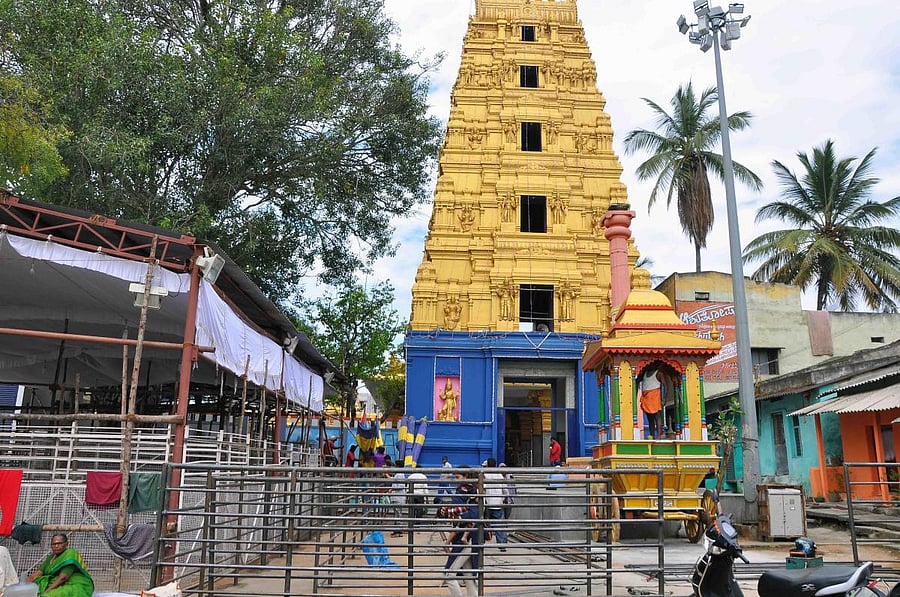 Hasanamba temple in Hassan. Credit: DH Photo