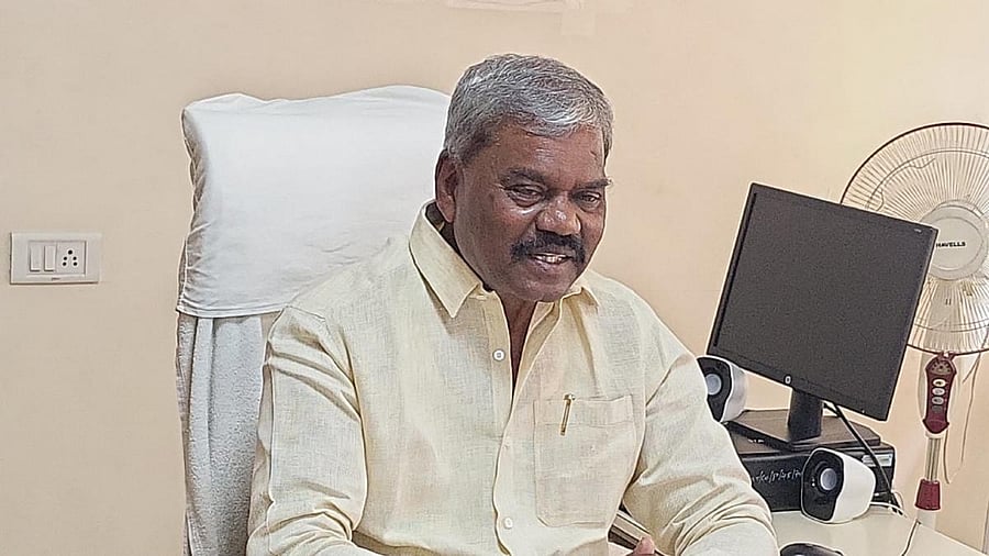 KSRTC Chairman M Chandrappa. Credit: Special arrangement