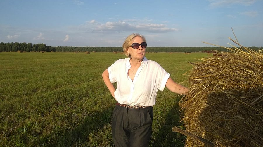 Tatiana at her farm. Credit: Photo by the author