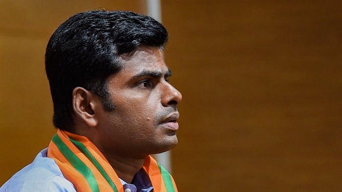 K Annamalai. Credit: PTI File Photo