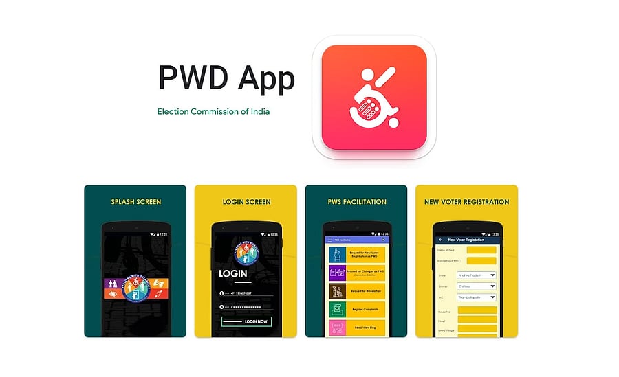 ECI's PWD App on Google Play Store (screengrab)