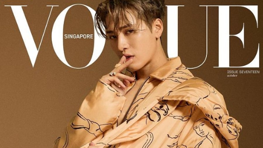 Cover page of October issue of Vogue Singapore. Credit: Instagram/@voguesingapore