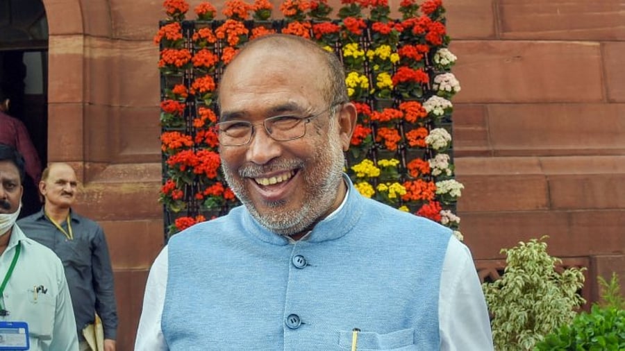 Manipur Chief Minister N Biren Singh. Credit: PTI Photo