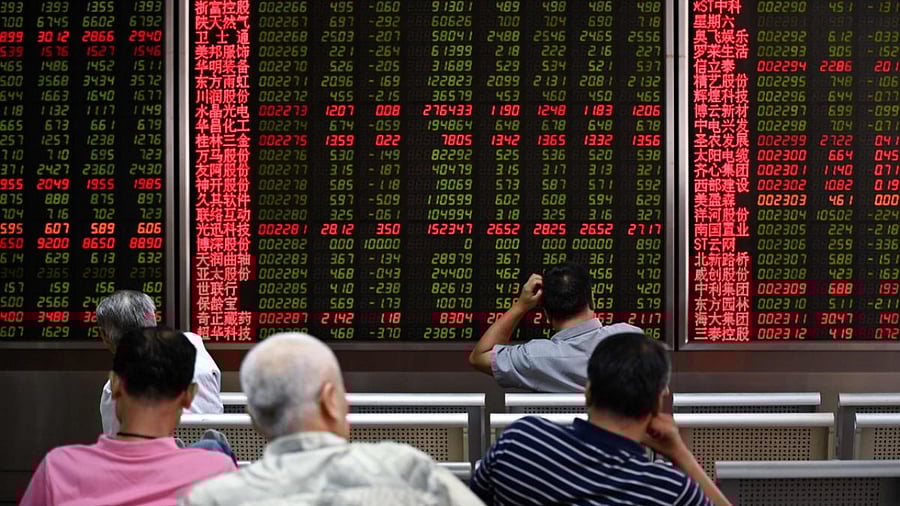 Traders are also keeping tabs on looming earnings reports, with expectations that higher rates and prices will have eaten into companies' bottom lines. Credit: AFP Photo