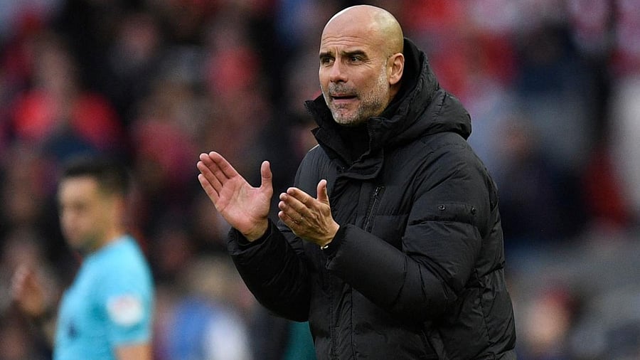 Pep Guardiola. Credit: AFP Photo
