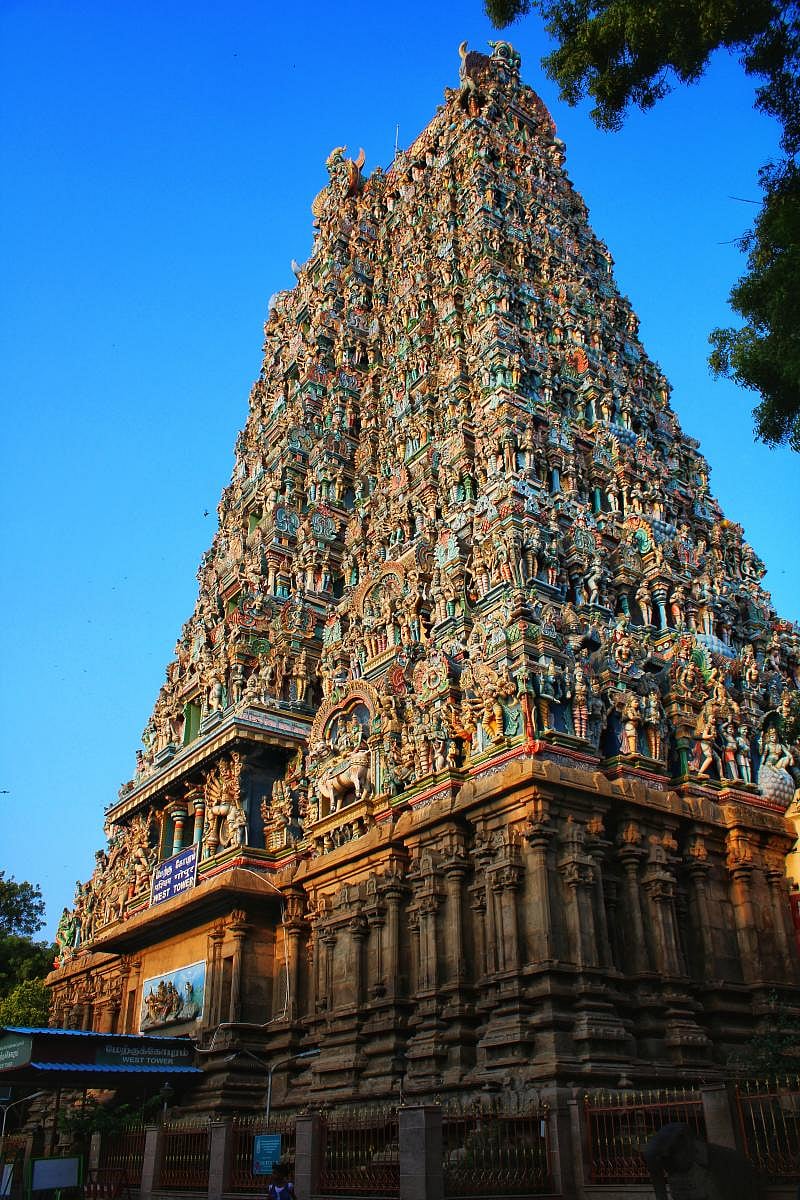 Meenakshi Amman temple's impressive gopuram