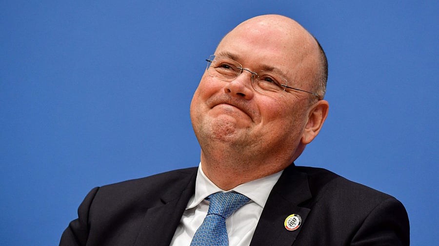 Schoenbohm was accused in a satire show on broadcaster ZDF of contacts with Russian secret services. Credit: AFP Photo