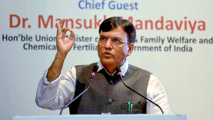Union Health Minister Mansukh Mandaviya. Credit: AFP Photo