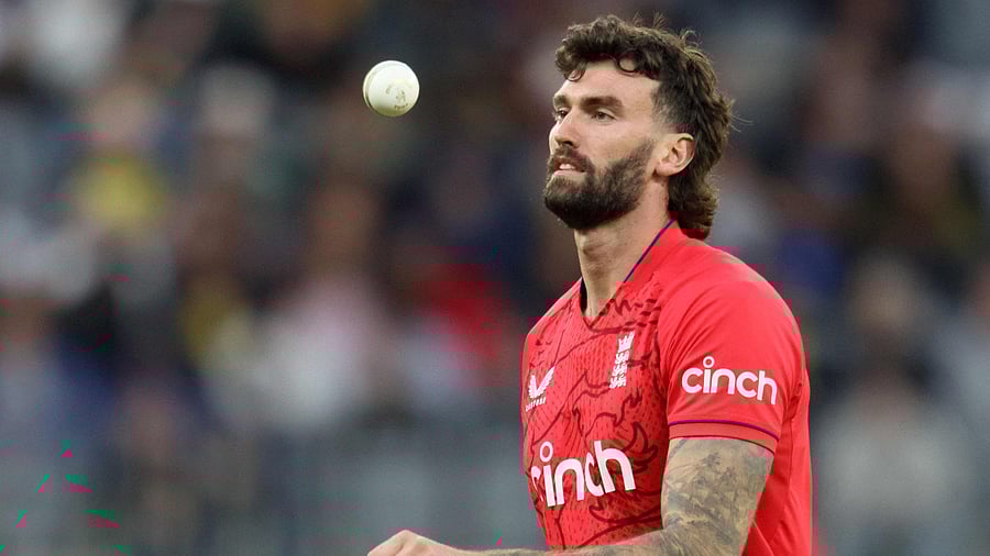 Topley sustained the injury during a fielding drill ahead of England's warm-up game against Pakistan. Credit: AFP File Photo