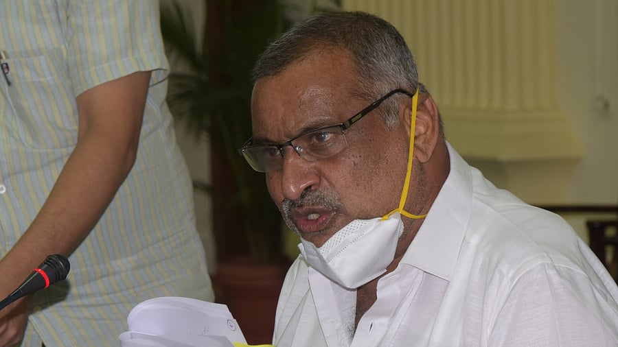 Karnataka Law Minister J C Madhuswamy. Credit: DH File Photo