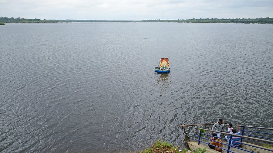 Hesaraghatta lake. Credit: DH Photo