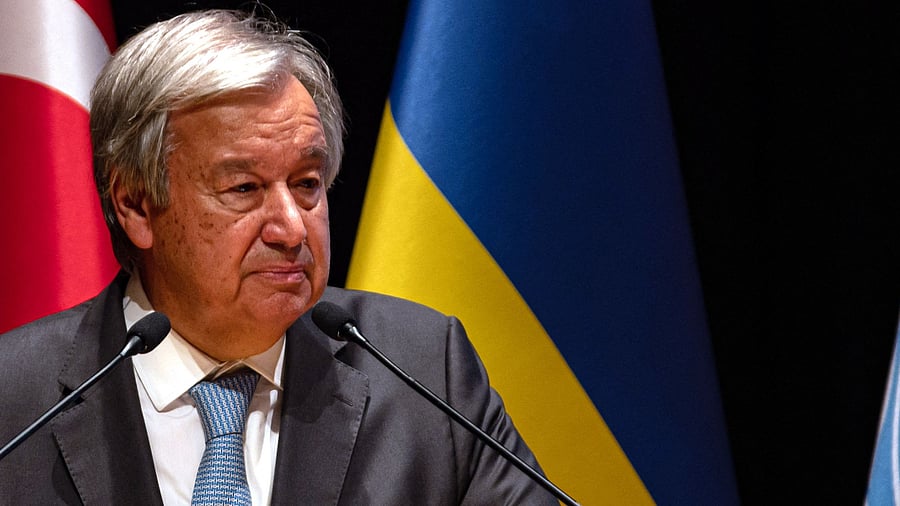 UN Secretary-General Antonio Guterres. Credit: AFP Photo