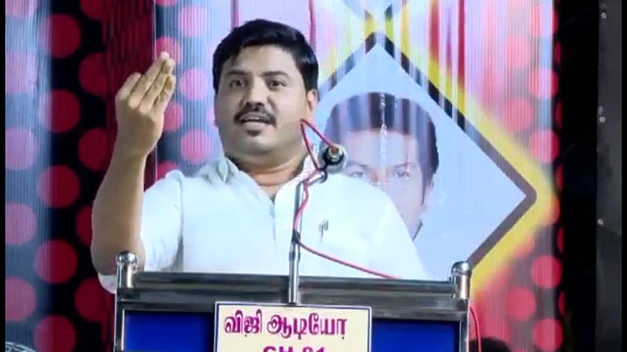 Saidai Sadiq. Credit: Twitter/@Pandian_Karuppa