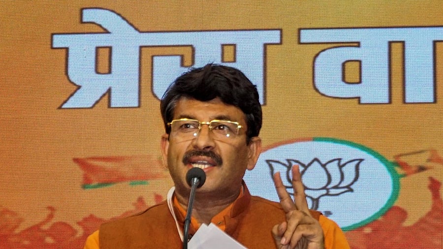 Manoj Tiwari. Credit: PTI Photo