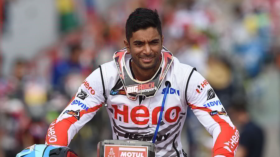 Biker Santosh Chunchunguppe Shivashankar. Credit: AFP File Photo