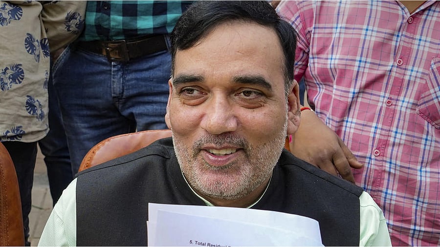 Delhi Environment Minister Gopal Rai. Credit: PTI Photo