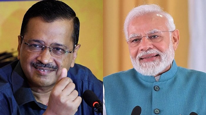 Arvind Kejriwal (left) and PM Narendra Modi. Credit: PTI Photos