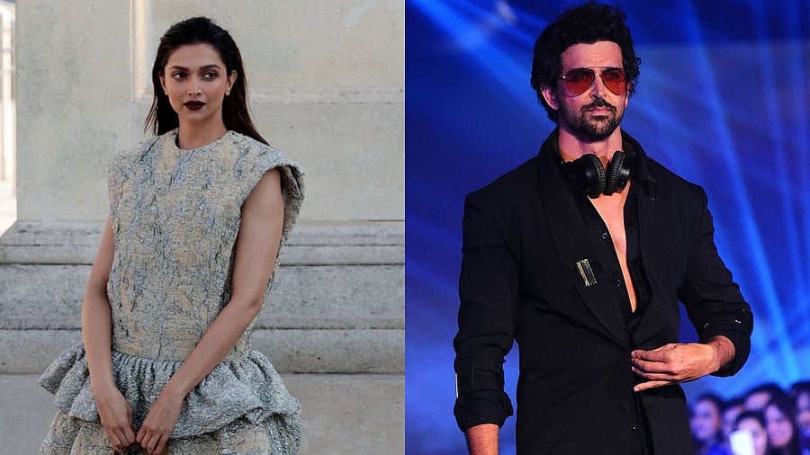 Deepika Padukon, Hrithik Roshan. Credit: AFP Photo