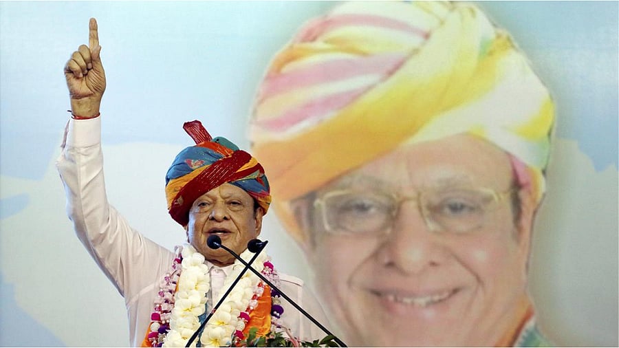 Former Gujarat chief minister and Congress veteran Shankersinh Vaghela. Credit: PTI Photo