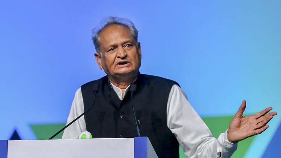 File photo of Rajasthan Chief Minister Ashok Gehlot. Credit: PTI Photo