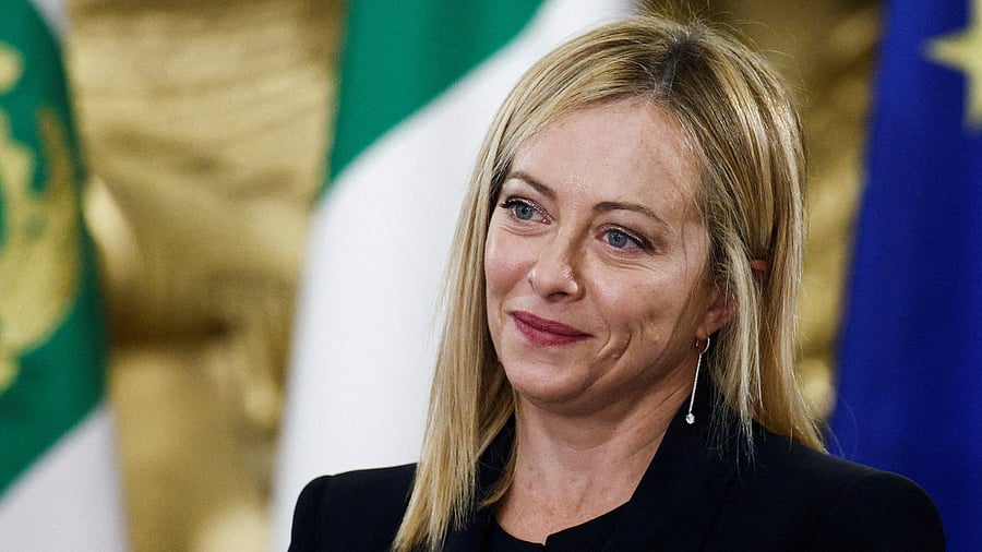 Italian PM Meloni. Credit: Reuters Photo