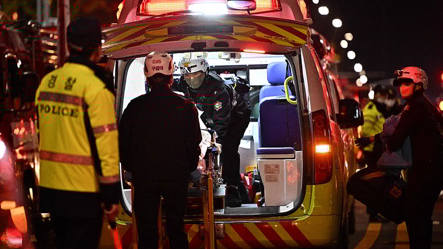 More than 140 ambulances had been dispatched to the scene to aid the victims. Credit: AFP Photo