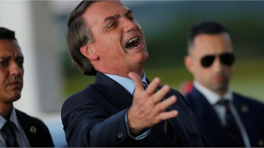 Former Brazil president Jair Bolsonaro. Credit: Reuters Photo
