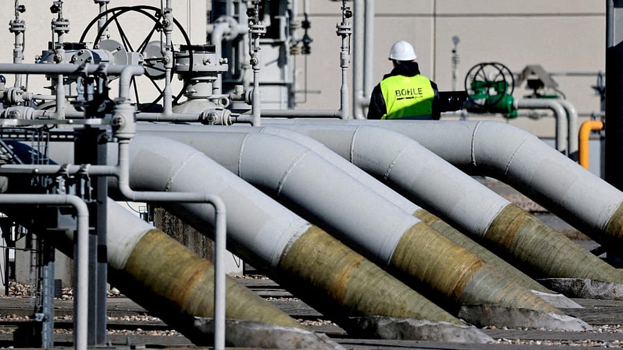 Pipes at the landfall facilities of the 'Nord Stream 1' gas pipeline. Credit: Reuters Photo