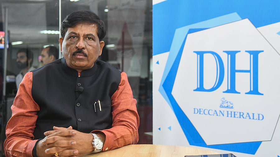 Industries Minister Murugesh Nirani. Credit: DH Photo/ SK Dinesh