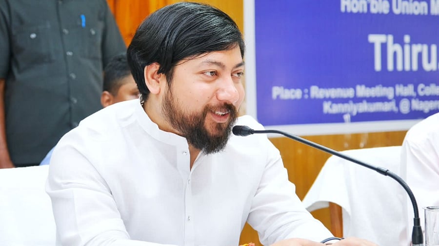 Union Minister of State (MoS) for Home Nisith Pramanik. Credit: Twitter/@NisithPramanik