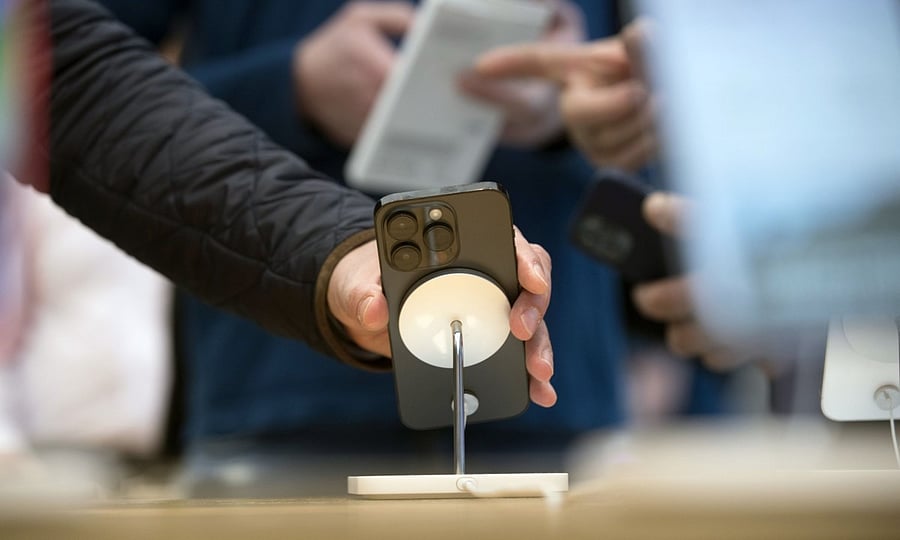 Apple first began assembling iPhones in India in 2017 via Wistron after a yearslong effort to build manufacturing capabilities in the country. Credit: Bloomberg Photo