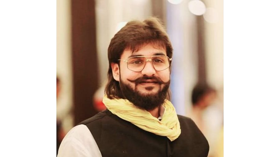 Abbas Ansari, 30, was arrested after a long questioning session at the federal agency's office in Prayagraj, UP. Credit: Twitter / @AbbasAnsari_