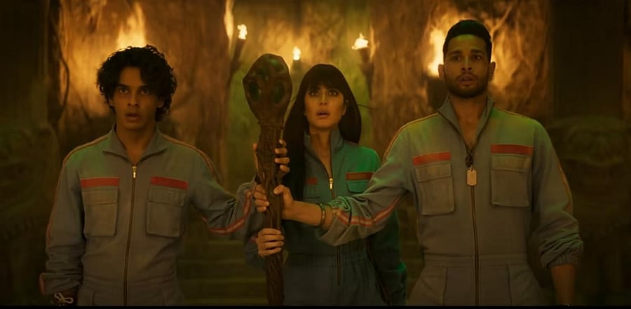 Katrina Kaif (centre) plays a ghost in the film.