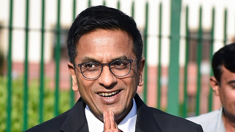D Y Chandrachud. Credit: PTI file photo