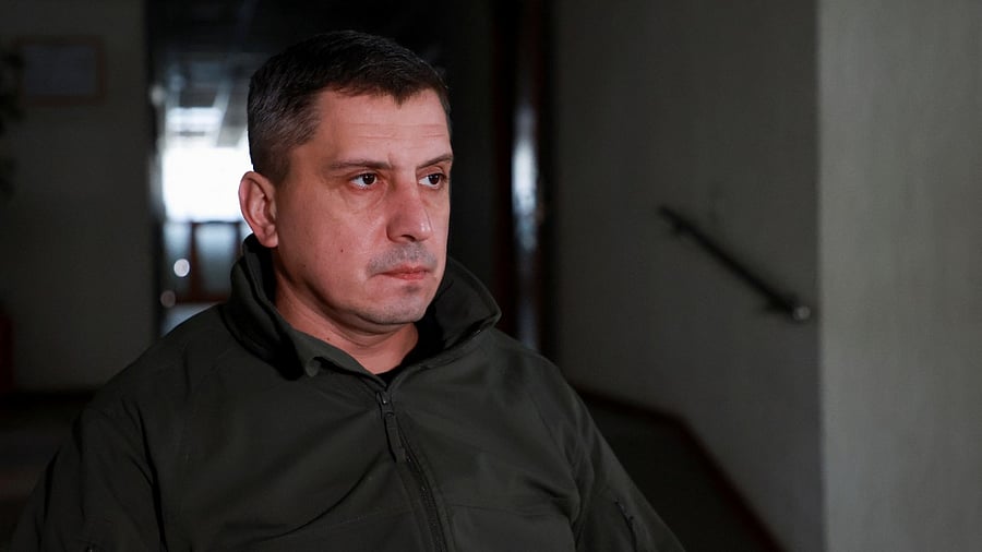 First deputy head of the Bakhmut civil administration, Oleksandr Marchenko, attends an interview with Reuters, as Russia's attack on Ukraine continues, in Bakhmut. Credit: Reuters photo