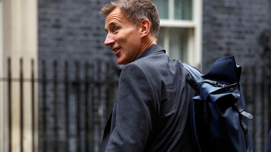 UK Finance Minister Jeremy Hunt. Credit: Reuters Photo