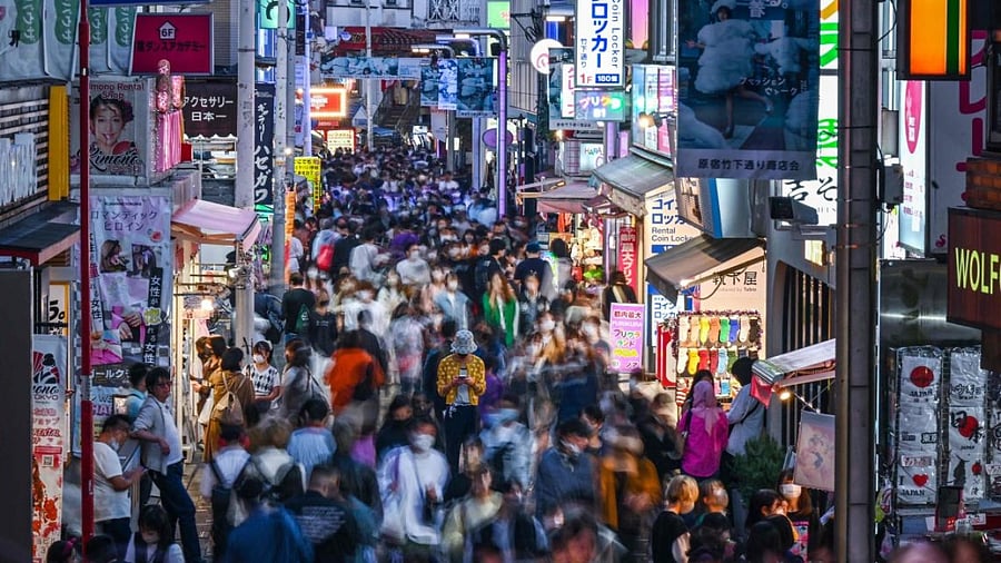 China's 1.4 billion population will begin to decline, falling to 1.3 billion by 2050, estimate says. Credit: AFP File Photo