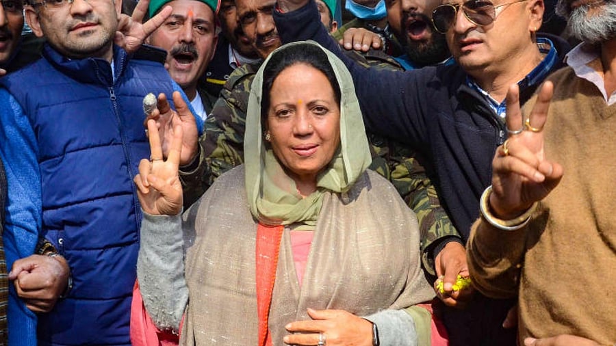Mandi constituency MLA Pratibha Singh. Credit: PTI File Photo