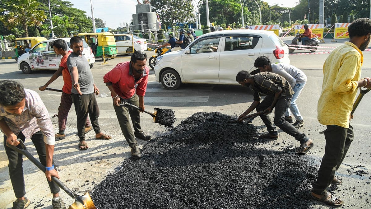 Bbmp Auto BBMP gets busy again ahead of PM visit, races to give Majestic a facelift