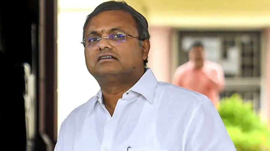  Congress MP Karti Chidambaram. Credit: DH Photo