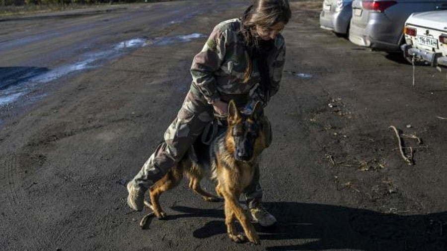 Ukrainian soldier in Kherson. Credit: AFP Photo