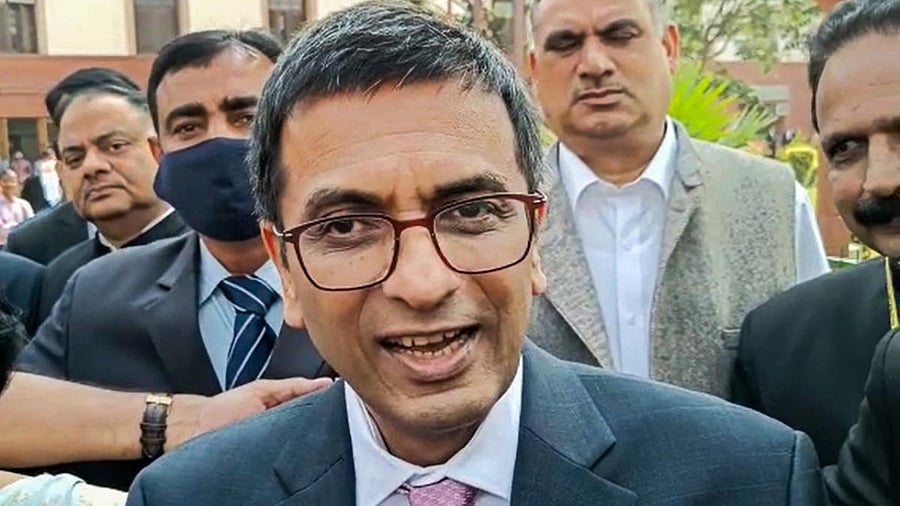 Chief Justice of India (CJI) Dhananjaya Y Chandrachud. Credit: PTI Photo