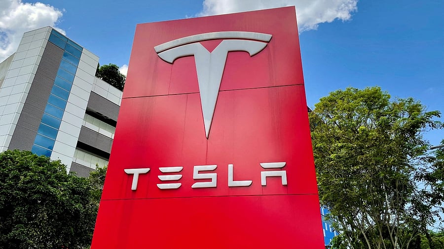 Tesla shares were down 6.1 per cent at $179.66 in afternoon trading. Credit: Reuters File Photo