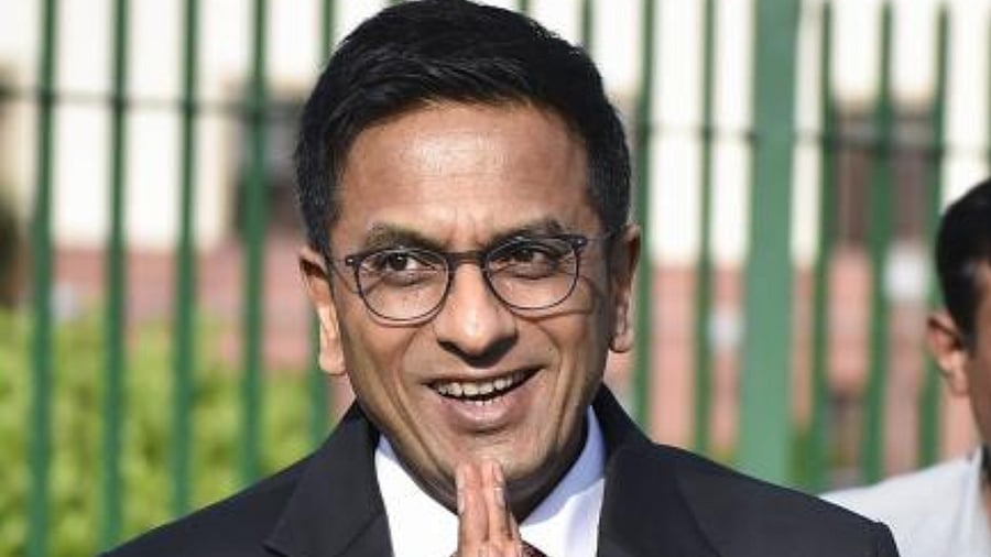 D Y Chandrachud. Credit: PTI File photo