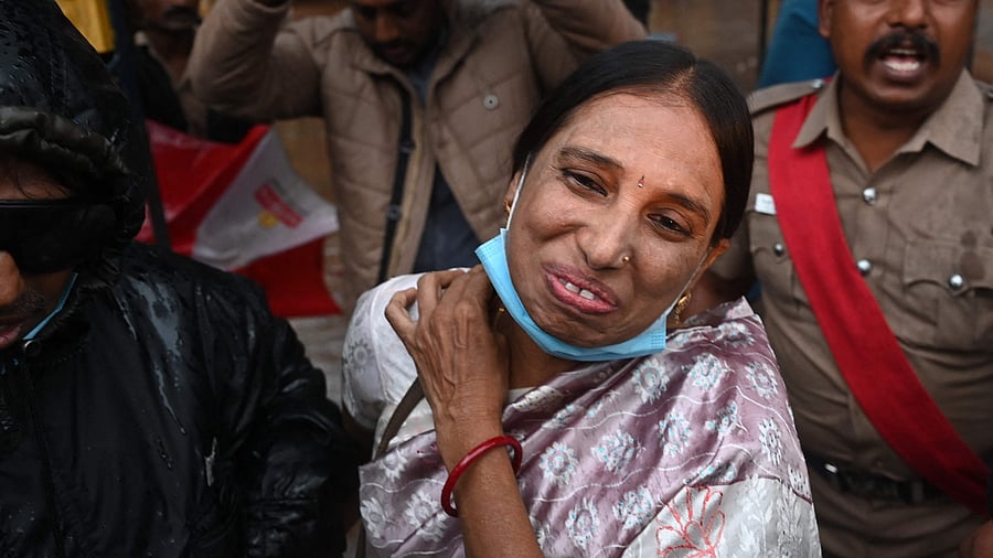 Nalini Sriharan, one of the convicts freed in Rajiv Gandhi assassination case. Credit: AFP Photo